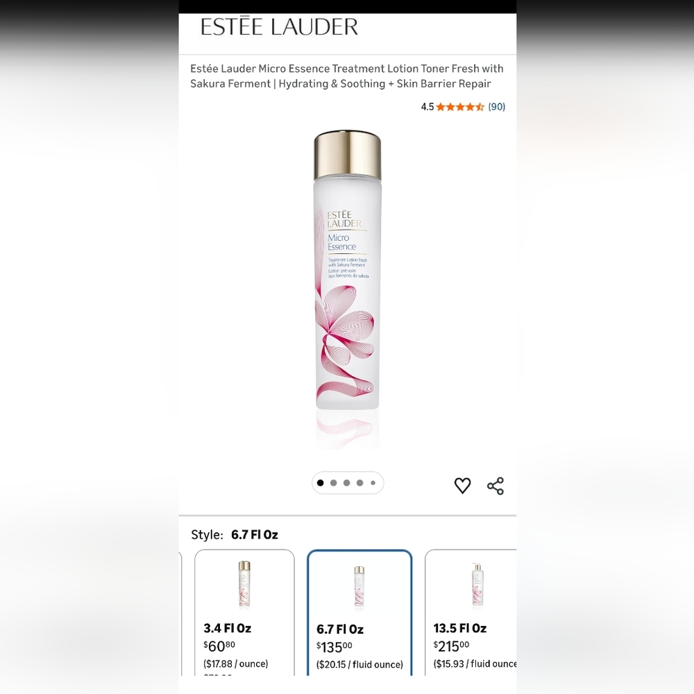 Estée Lauder 🌸NIB Micro Essence Treatment Lotion Toner 🌸6.7oz/200ml